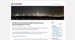 Desktop Screenshot of electroholiker.de