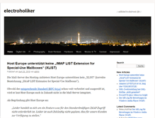 Tablet Screenshot of electroholiker.de